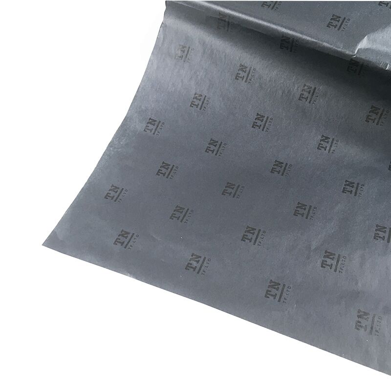 solid black tissue paper with logo gravure printing - China JD Industrial